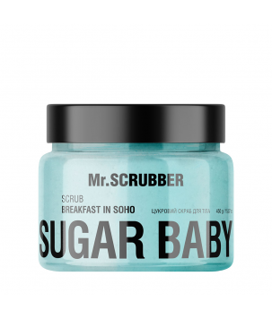 Mr.Scrubber Цукровий скраб для тіла Sugar Baby Breakfast in Soho, 450 г