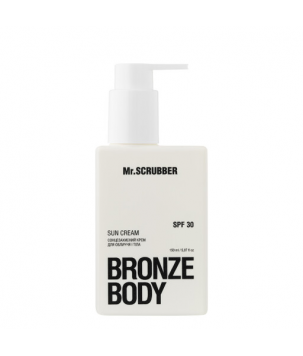 Mr.Scrubber Сонцезахисний крем для обличчя і тіла SPF 30 Bronze Body, 150 мл