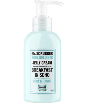 Mr.Scrubber Зволожувальний крем-гель для тіла Skin Delights Breakfast in Soho, 150 мл
