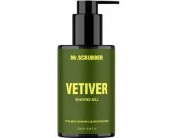 Mr.Scrubber Гель для бритья с D-пантенолом Vetiver, 100 мл