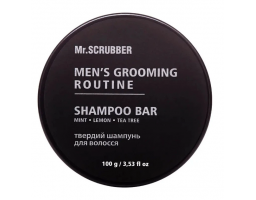 Mr.Scrubber Твердий шампунь для волосся Men’s Grooming Routine, 100 г