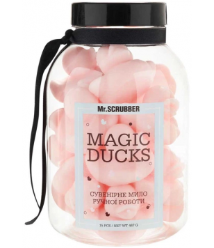 Mr.Scrubber Парфюмированное мыло ручной работы Magic Ducks, 15 шт