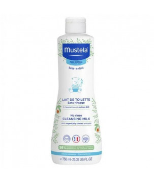 Очищувальне молочко для нормальної шкіри No Rinse Cleansing Milk Mustela, 200 мл