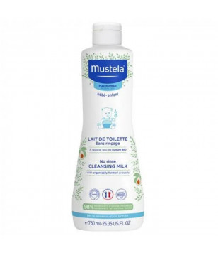 Очищающее молочко для нормальной кожи No Rinse Cleansing Milk Mustela, 200 мл