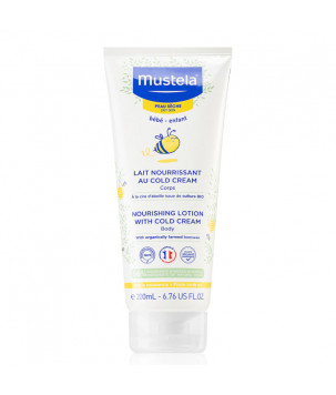 Кольд-крем для тіла Bebe Nourishing Lotion with Cold Cream Mustela, 200 мл