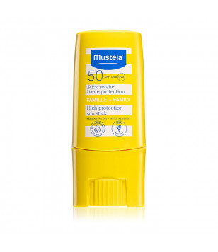 Сонцезахисний стік SPF 50 Sun Stick High Protection SPF50 Mustela, 9 мл