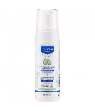 Пінка-шампунь для новонароджених Bebe Foam Shampoo for Newborns Mustela, 150 мл