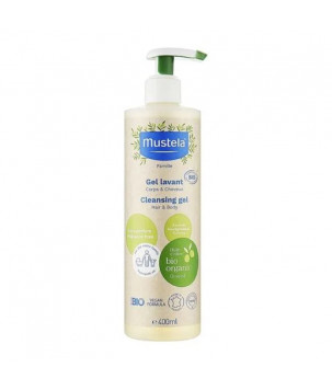 Очищаючий гель для волосся та тіла Famille Cleansing Gel Hair & Body Mustela, 400 мл