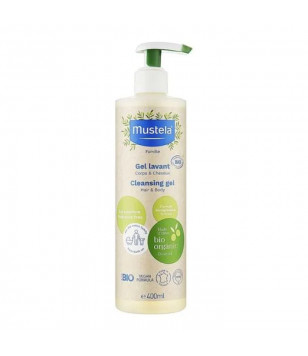 Очищаючий гель для волосся та тіла Famille Cleansing Gel Hair & Body Mustela, 400 мл