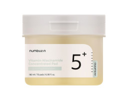 Тонер-пады для лица с витаминами No.5 Vitamin-Niacinamide Concentrated Pad numbuzin, 180 мл