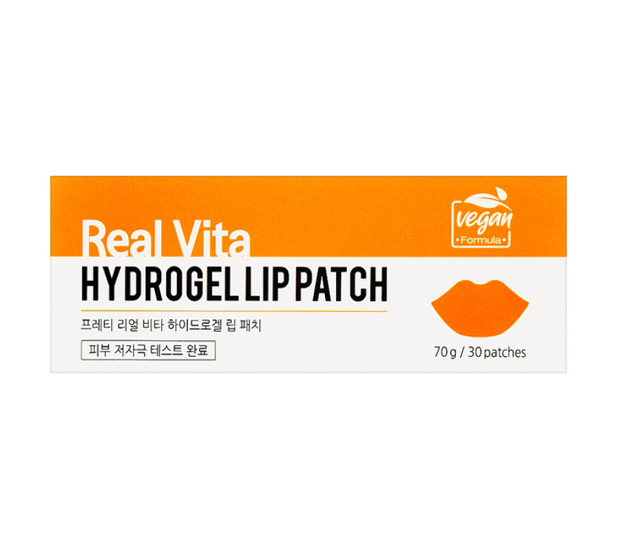 PRRETI Real Vita Hydrogel Lip Patch — патчі для зони губ, 30 шт