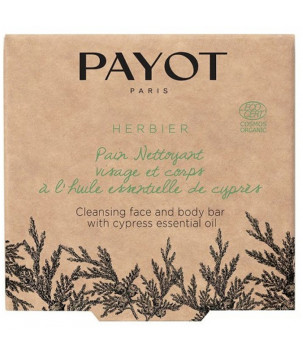 Мыло для лица и тела с эфирным маслом кипариса Herbier Face & Body Cleansing Bar Payot, 85g