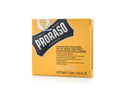 Proraso Wood and Spice Hot Oil Beard Treatment — разогревающее масло для бороды, 4×17 мл