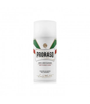 Proraso Пена для бритья для чувствительной кожи Shaving Foam Green Tea & Oatmeal, 300 мл