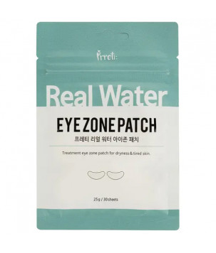 Тканинні патчі для зони навколо очей Real Water Eye Zone Patch Prreti, 30шт