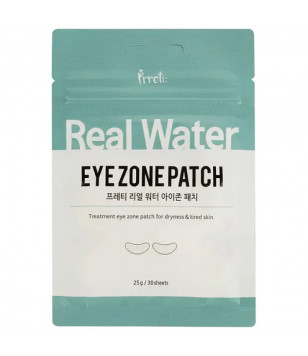 Тканевые патчи для зоны вокруг глаз Real Water Eye Zone Patch Prreti, 30шт