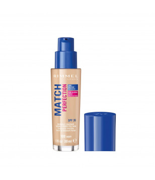 Тональний крем для обличчя Match Perfection Foundation Rimmel London (100) Ivory, 30 мл