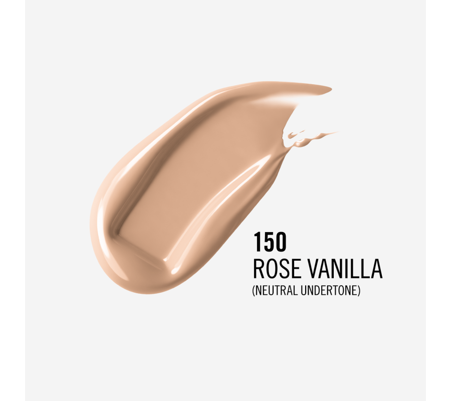 Тональна основа Lasting Finish Full Coverage Lightweight Foundation Rimmel London (150) Rose Vanilla, 30 мл