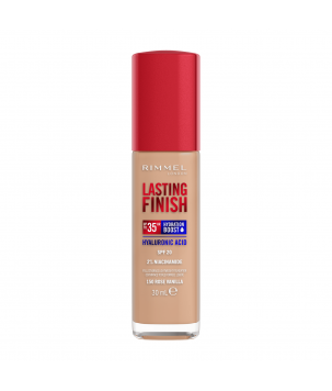 Тональна основа Lasting Finish Full Coverage Lightweight Foundation Rimmel London (150) Rose Vanilla, 30 мл