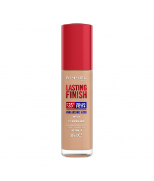 Тональна основа Lasting Finish Full Coverage Lightweight Foundation Rimmel London (160) Vanilla, 30 мл