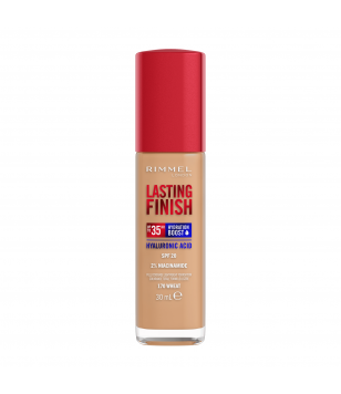 Тональна основа Lasting Finish Full Coverage Lightweight Foundation Rimmel London (170) Wheat, 30 мл