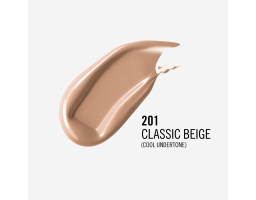 Тональна основа Lasting Finish Full Coverage Lightweight Foundation Rimmel London (201) Classic Beige, 30 мл