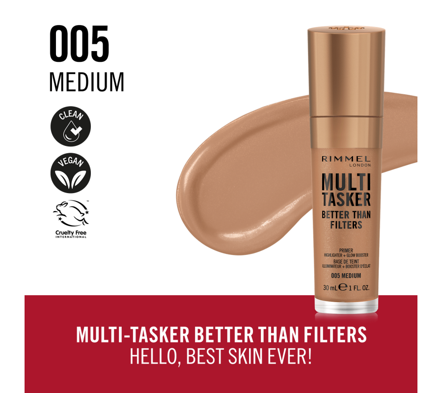 Праймер для обличчя Multi Tasker Better Than Filters Primer Rimmel London 005 (Medium), 30 мл