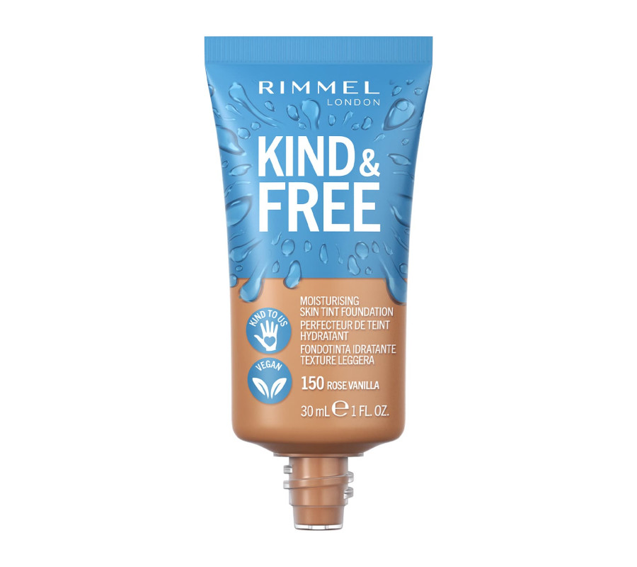 Тональная основа Kind and Free Skin Tint Rimmel London (150) ROSE VANILLA, 30 мл