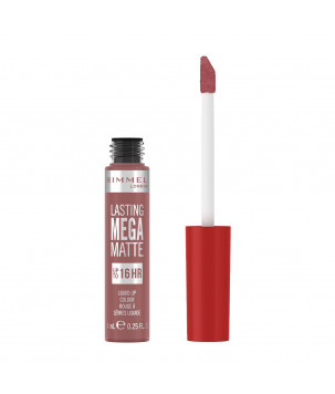 Рідка матова помада для губ Lasting Mega Matte Liquid Lip Colour Rimmel London (110) Blush, 7.4 мл