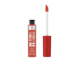 Жидкая матовая помада для губ Mega Matte Liquid Lip Colour Rimmel London (600) Coral Sass, 7.4 мл