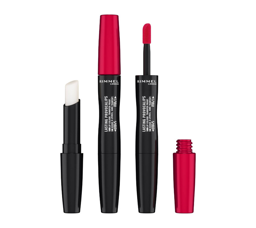 Жидкая губная помада Provocalips 16Hr Lip Color Rimmel London (500) Kiss The Town Red, 2.2 мл