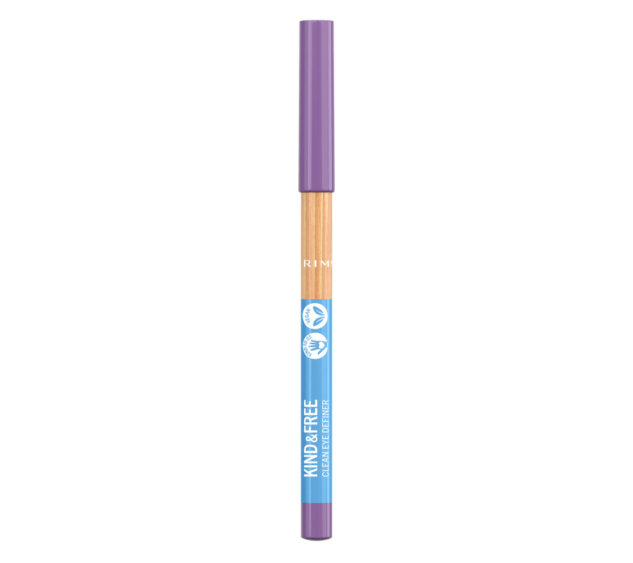 Олівець для очей Kind & Free Clean Eye Definer Rimmel London (03) Grape Lilac, 1.1 г