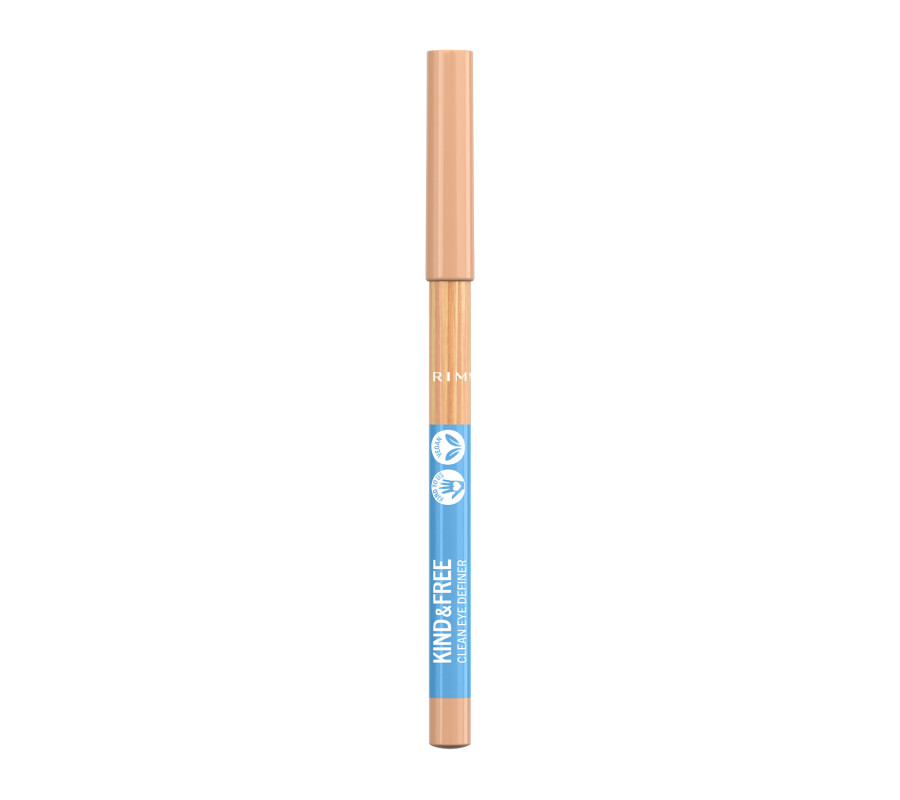 Олівець для очей Kind & Free Clean Eye Definer Rimmel London (05) Creamy White, 1.1 г