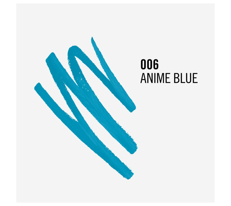 Олівець для очей Kind & Free Clean Eye Definer Rimmel London (06) Anime Blue, 1.1 г