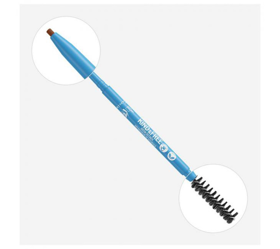 Карандаш для бровей Kind & Free Brow Definer Rimmel London (002) Taupe, 0.09 г