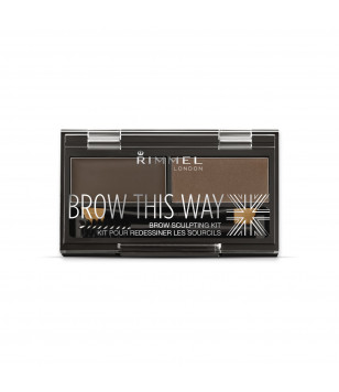Набір для моделювання брів Brow This Way Eyebrow Sculpting Kit Rimmel London 3, 1.1 г+1.3 г