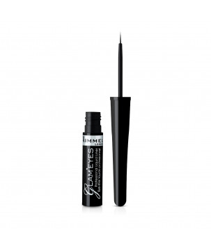 Рідка підводка для повік Glam'Eyes Professional Liquid Liner Rimmel London (Black Glamour), 3.5 мл