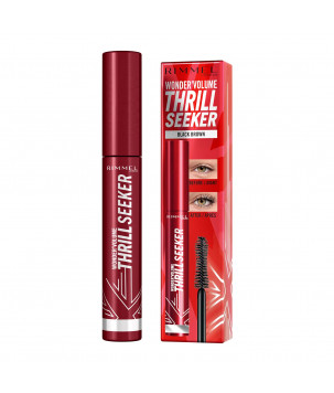 Туш для вій Wonder Volume Thrill Seeker Rimmel London (002) Black Brown, 8 мл