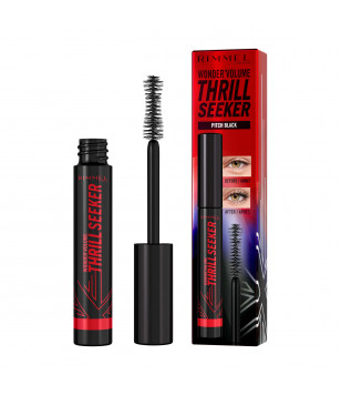 Тушь для ресниц Wonder Volume Thrill Seeker Rimmel London (004) Pitch Black, 8 мл