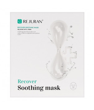 Успокаивающая маска для лица Recover Soothing Mask Rejuran, 5 шт в 1 упаковці