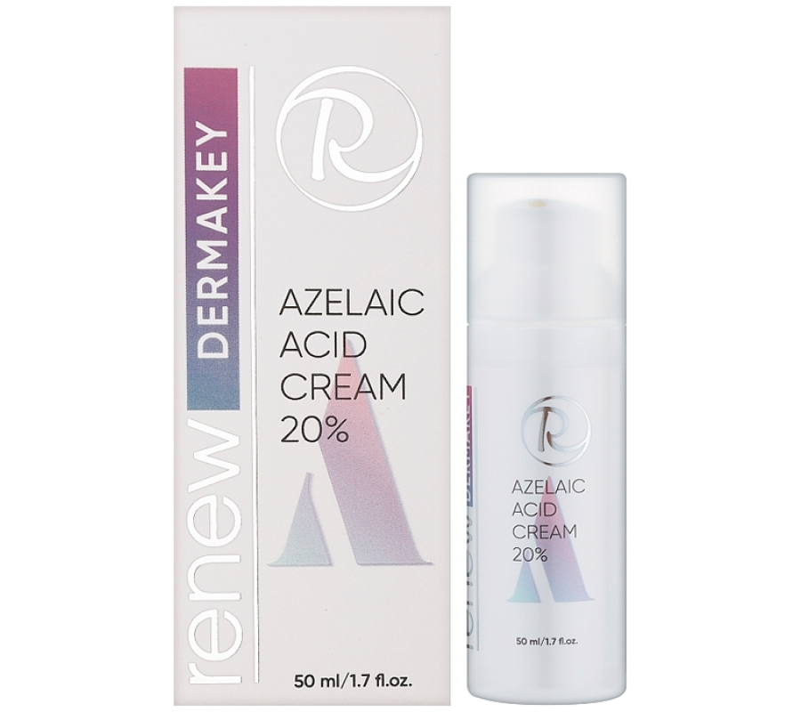Крем з 20% азелаїновою кислотою Azelaic Acid Cream 20% Renew, 50  мл
