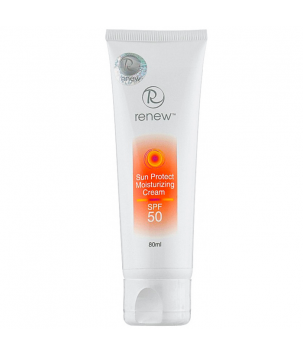 Зволожувальний сонцезахисний крем SPF-50 Sun Protect Moisturizing Cream SPF-50 Renew, 80  мл