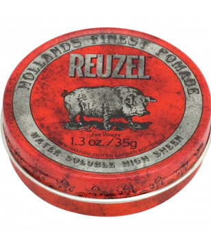 Помада для волос Water Soluble Red High Sheen Pomade Reuzel, 35 г
