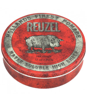 Помада для волосся Water Soluble Red High Sheen Pomade Reuzel, 340 г