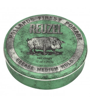 Помада для укладки волосся Green Grease Medium Hold Pomade Reuzel, 340 г