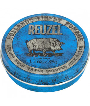 Помада для волосся Blue Strong Hold Water Soluble High Sheen Pomade Reuzel, 35 г