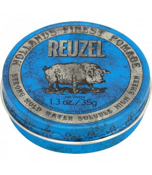 Помада для волос Blue Strong Hold Water Soluble High Sheen Pomade Reuzel, 35 г