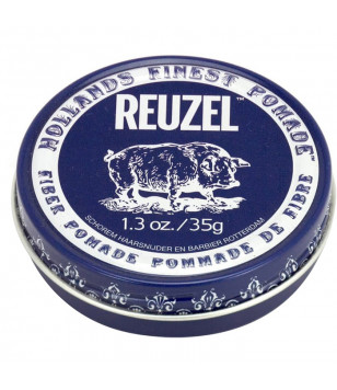 Помада для укладки волос Fiber Pomade Navy Reuzel, 35 г