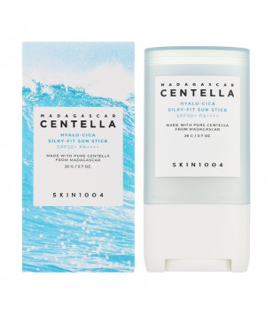 Солнцезащитный стик Madagascar Centella Hyalu-Cica Silky-Fit Sun Stick SPF50+ PA++++ Skin1004, 20 г