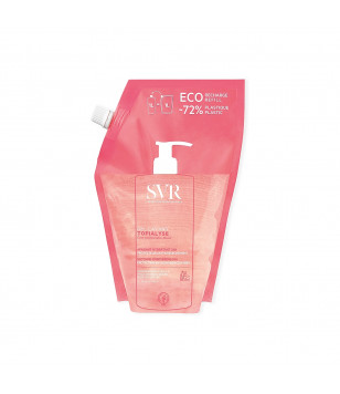 SVR Очищающий гель для сухой и чувствительной кожи Topialyse Eco-Refill Cleansing Gel (дой-пак), 100